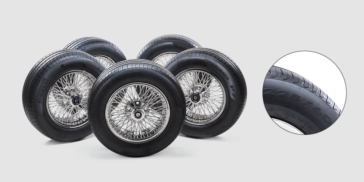 Classic cars Convert old tire sizes with table Limora