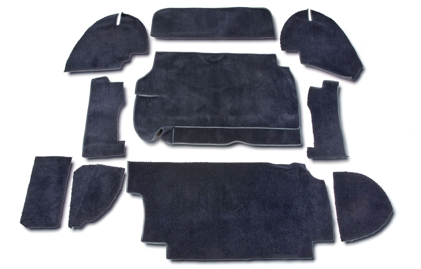 Teppichsatz Kofferraum
Boot carpet set
Set de moquettes du coffr