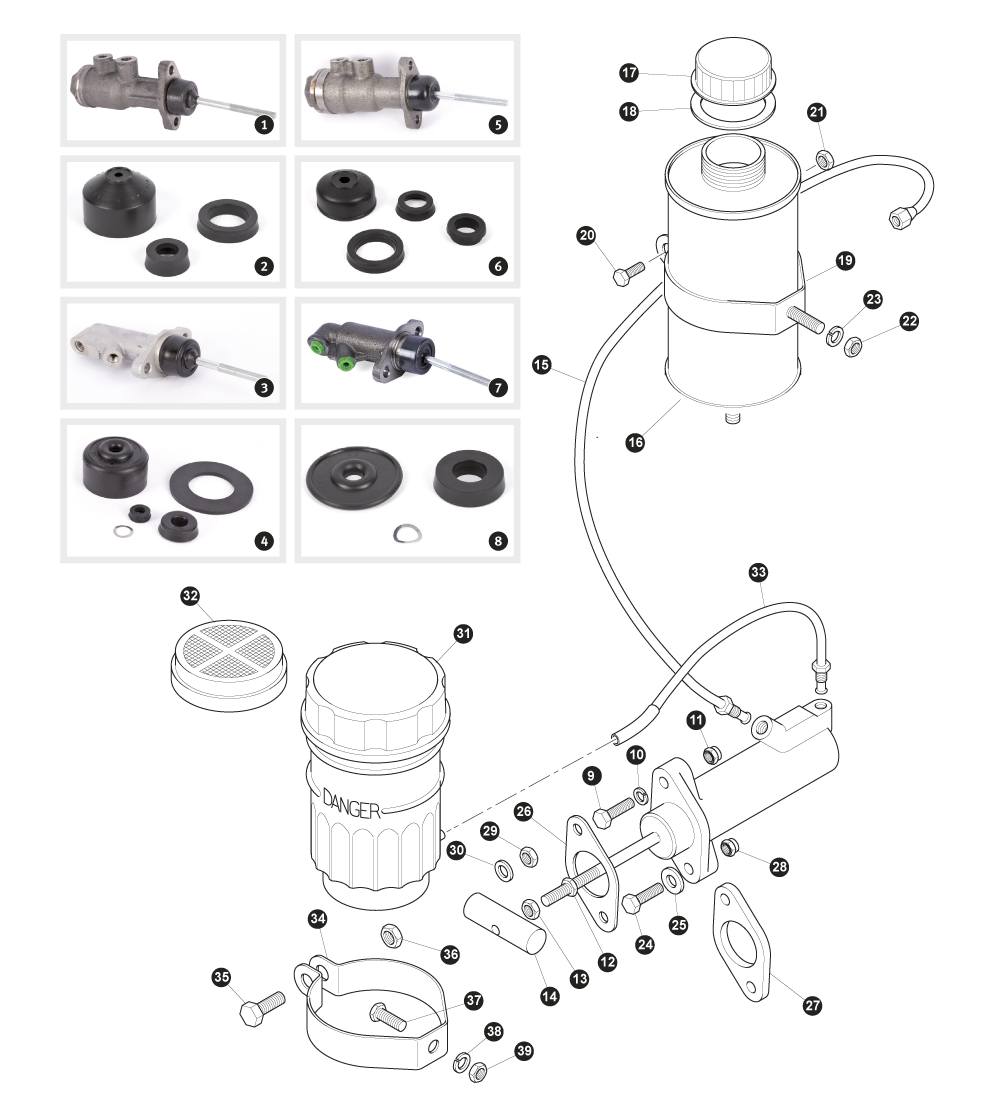 Befestigung - Bremsleitungen - Bremse - Ersatzteile - Ersatzteile Land Rover