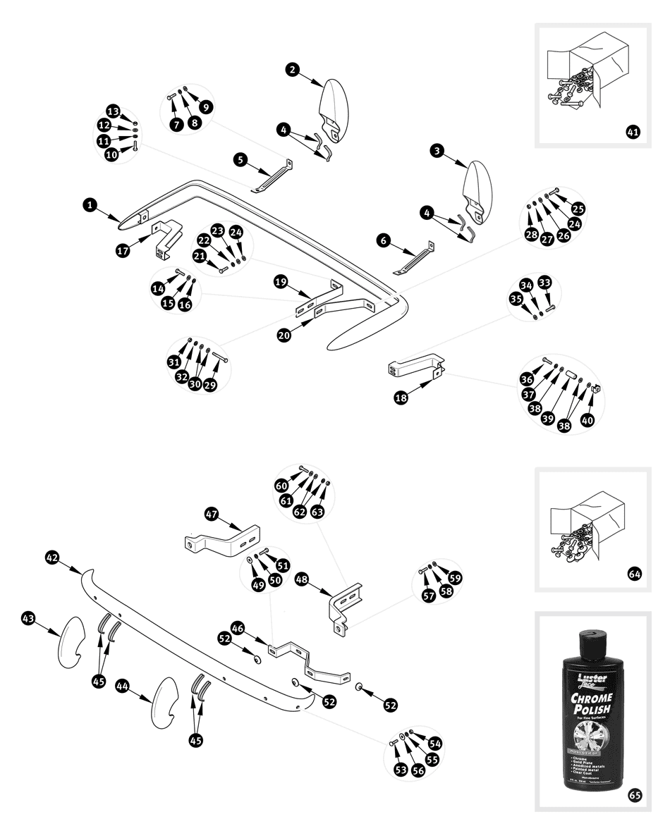 Stoßstangen - Ersatzteile für Triumph TR5, TR250 und TR6 (1968-1976 ...